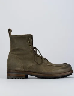 Anfibi camoscio beige