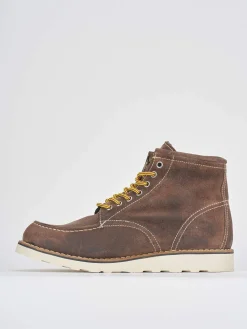Anfibi camoscio beige
