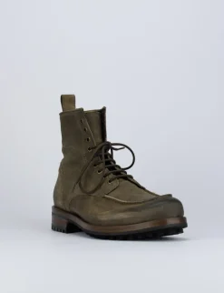 Anfibi camoscio beige