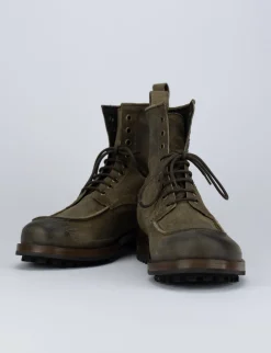 Anfibi camoscio beige