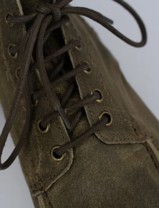 Anfibi camoscio beige