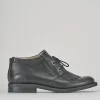Anfibi tacco 3cm pelle nero