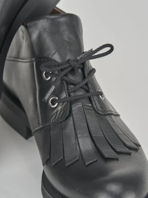 Anfibi tacco 3cm pelle nero