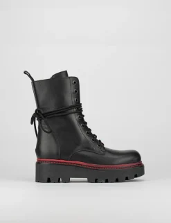 Anfibio tacco 5 cm nero