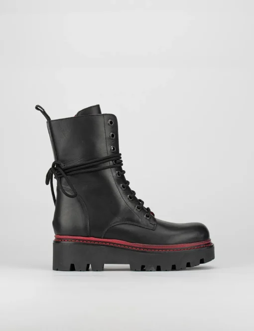 Anfibio tacco 5 cm nero
