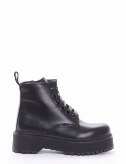 Anfibio tacco 3 cm nero