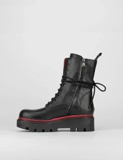 Anfibio tacco 5 cm nero