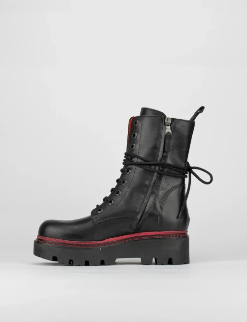 Anfibio tacco 5 cm nero