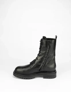 Anfibio tacco 3 cm nero
