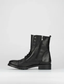 Anfibio tacco 3 cm nero
