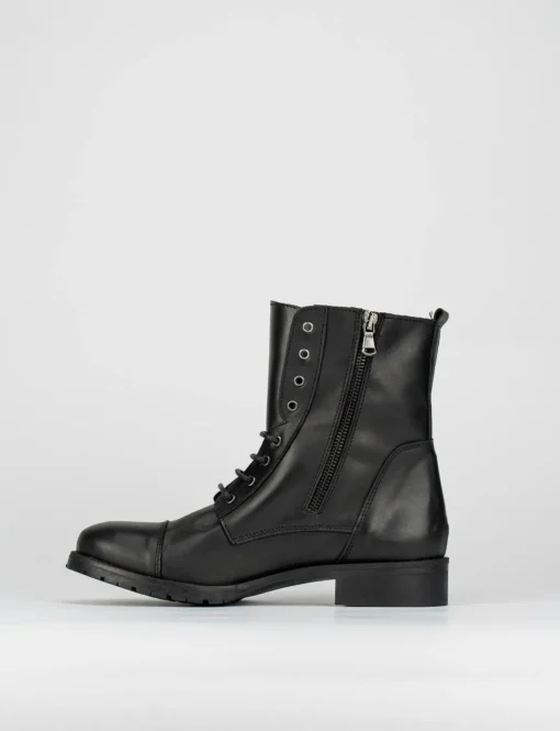 Anfibio tacco 3 cm nero