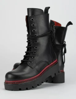 Anfibio tacco 5 cm nero