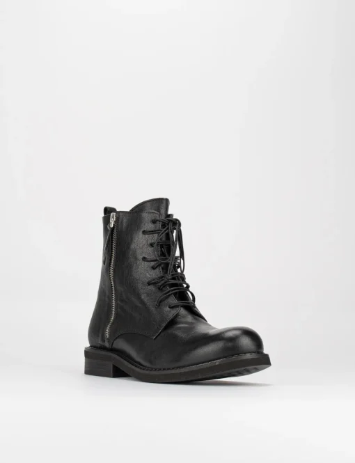 Anfibio tacco 3 cm nero