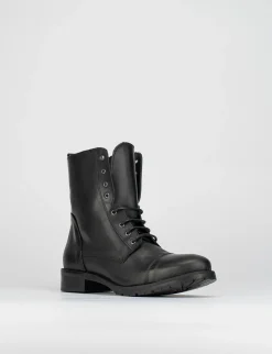 Anfibio tacco 3 cm nero