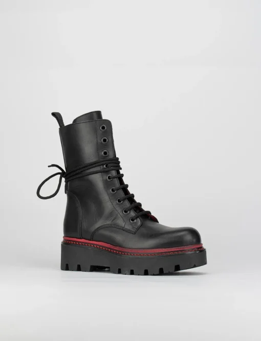 Anfibio tacco 5 cm nero