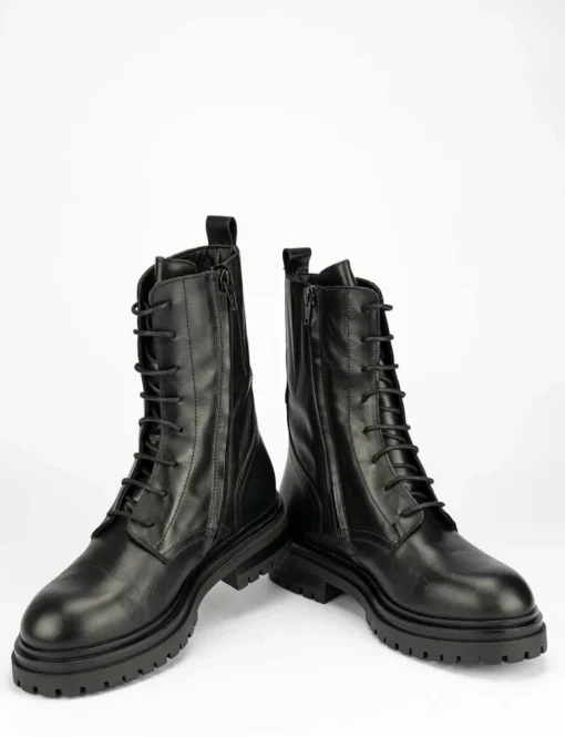 Anfibio tacco 3 cm nero