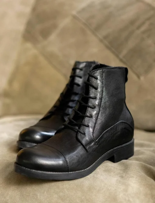 Anfibio tacco 1 cm nero