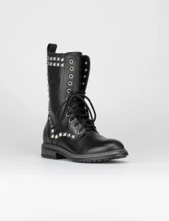 Anfibio tacco 3cm nero