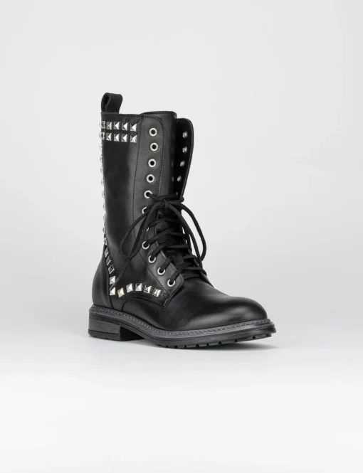 Anfibio tacco 3cm nero