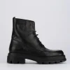 Anfibio taco 2 cm nero pelle