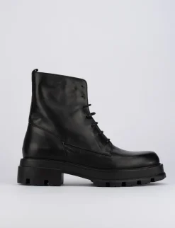 Anfibio taco 2 cm nero pelle