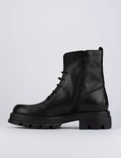 Anfibio taco 2 cm nero pelle