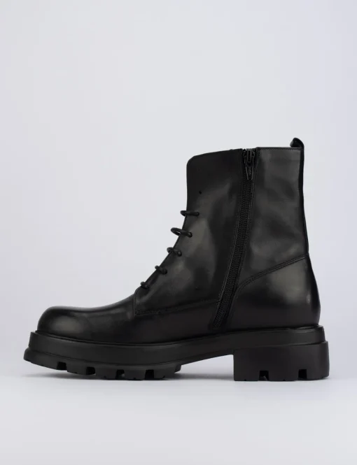 Anfibio taco 2 cm nero pelle