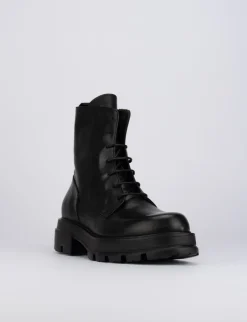 Anfibio taco 2 cm nero pelle