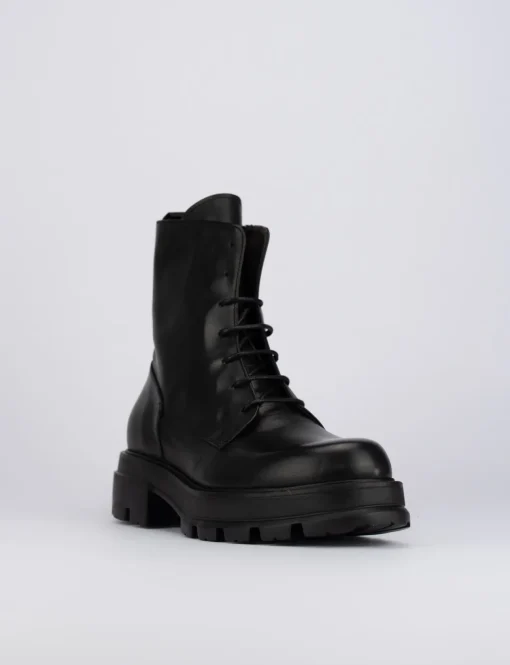 Anfibio taco 2 cm nero pelle