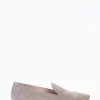 Babbuccia con fondo cuoio e soletto in vera pelle beige