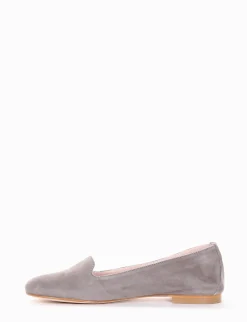 Babbuccia tacco 1cm grigio