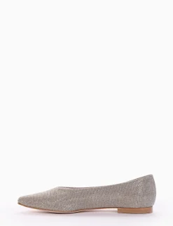 ballerina tacco 1 cm beige