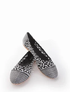 ballerina tacco 1 cm bianco