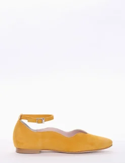 ballerina tacco 1 cm giallo