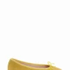 Ballerina tacco 1 cm giallo