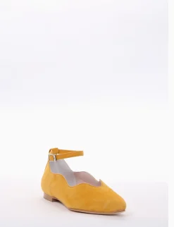 ballerina tacco 1 cm giallo