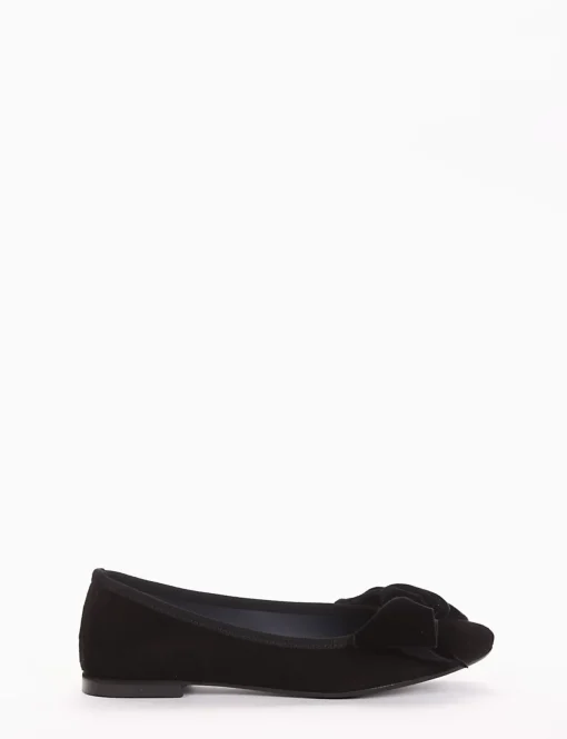 ballerina tacco 1 cm nero