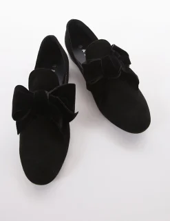 ballerina tacco 1 cm nero