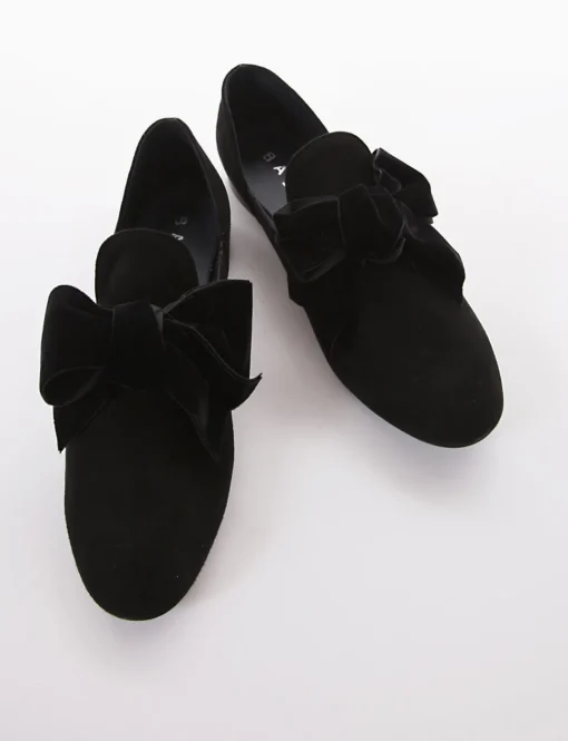 ballerina tacco 1 cm nero