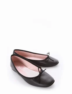 Ballerina tacco 1 cm nero