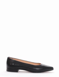 Ballerina tacco 1 cm nero