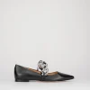 Ballerina tacco 1 cm nero