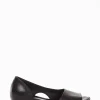 ballerina tacco 1 cm nero