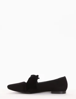 Ballerina tacco 1 cm nero