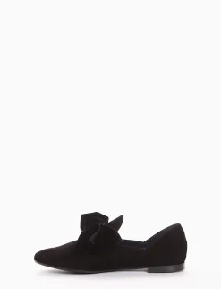 ballerina tacco 1 cm nero