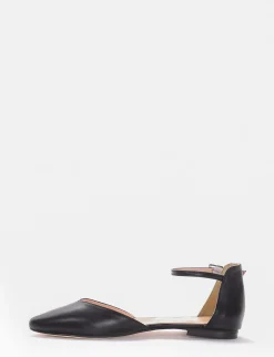 Ballerina tacco 1 cm nero