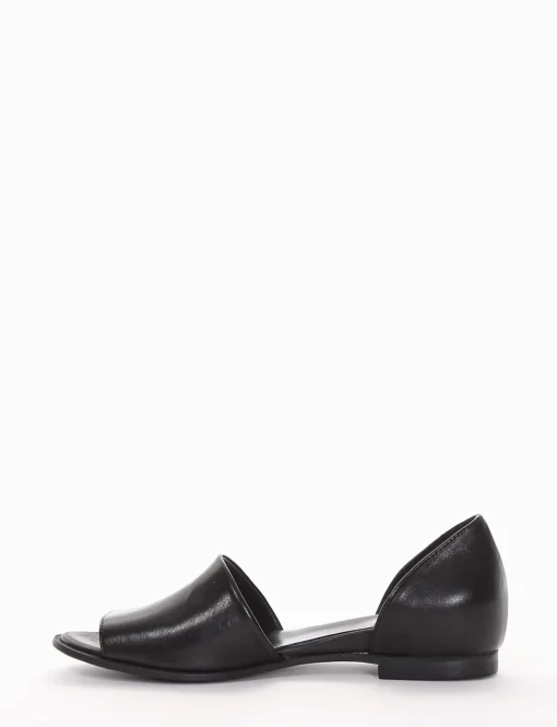 ballerina tacco 1 cm nero