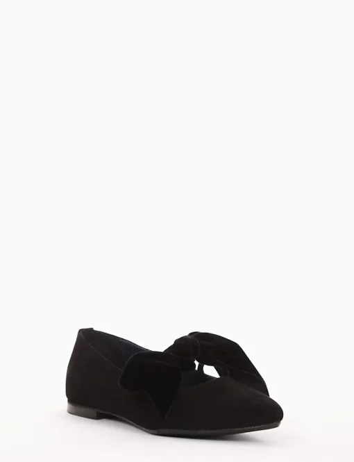 Ballerina tacco 1 cm nero