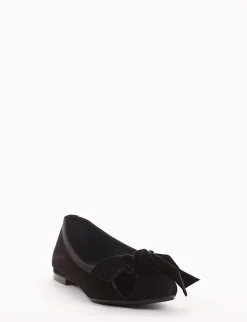 ballerina tacco 1 cm nero