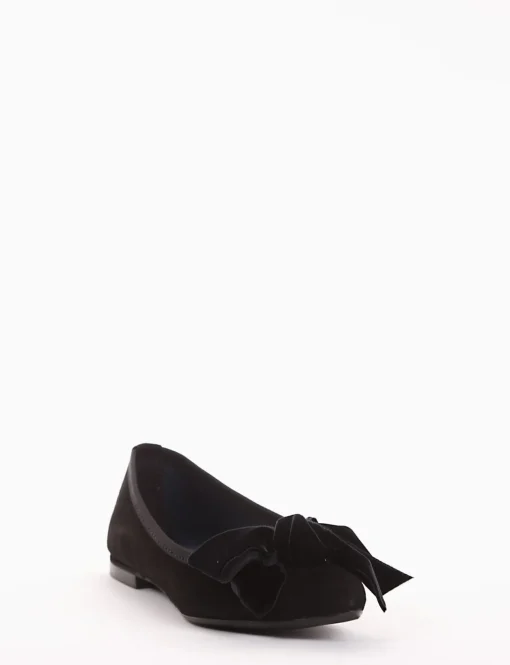 ballerina tacco 1 cm nero